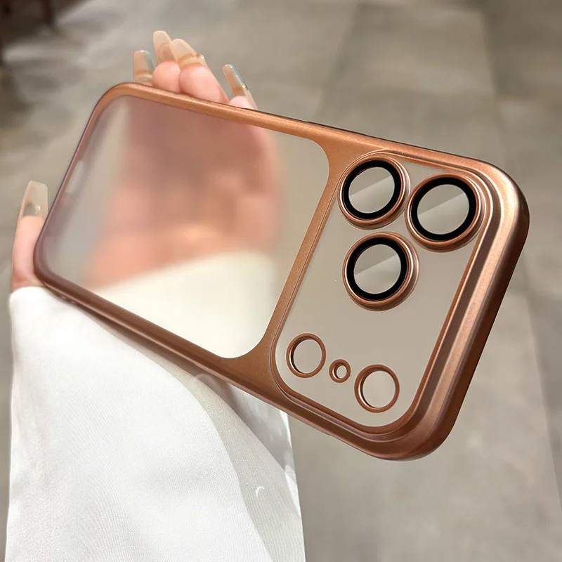 Minimalist Transparent Matte iPhone Case