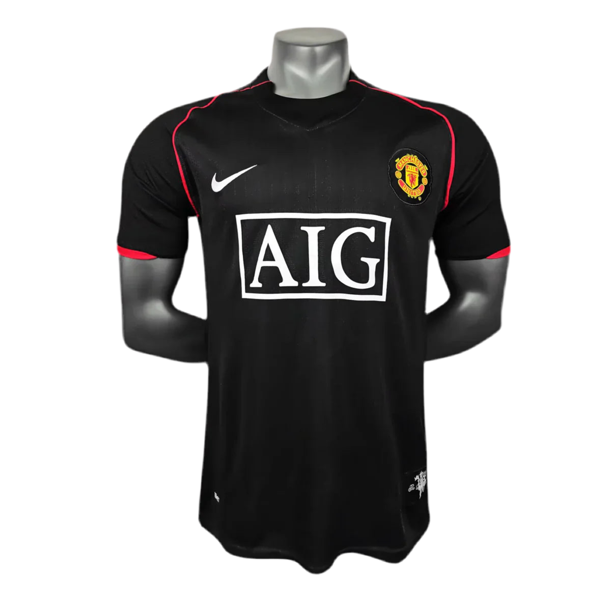 Camisa Manchester United Retrô 07/08 - Preta