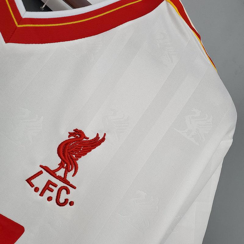 Camisa Liverpool Retrô 1985/1986 - Branca