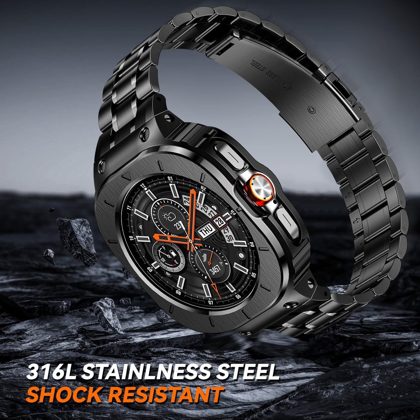 Stainless Steel Retrofit Kit For Samsung Galaxy Watch