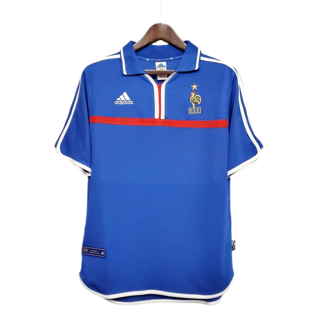 Camisa França Retrô 2000 Azul -