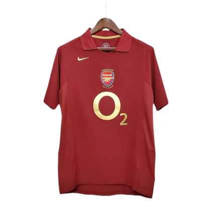 Camisa Arsenal Retrô 2005/2006 - Vinho