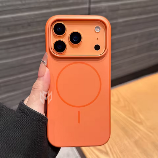 Minimalist MagSafe iPhone Case with Velvety Interior Protection