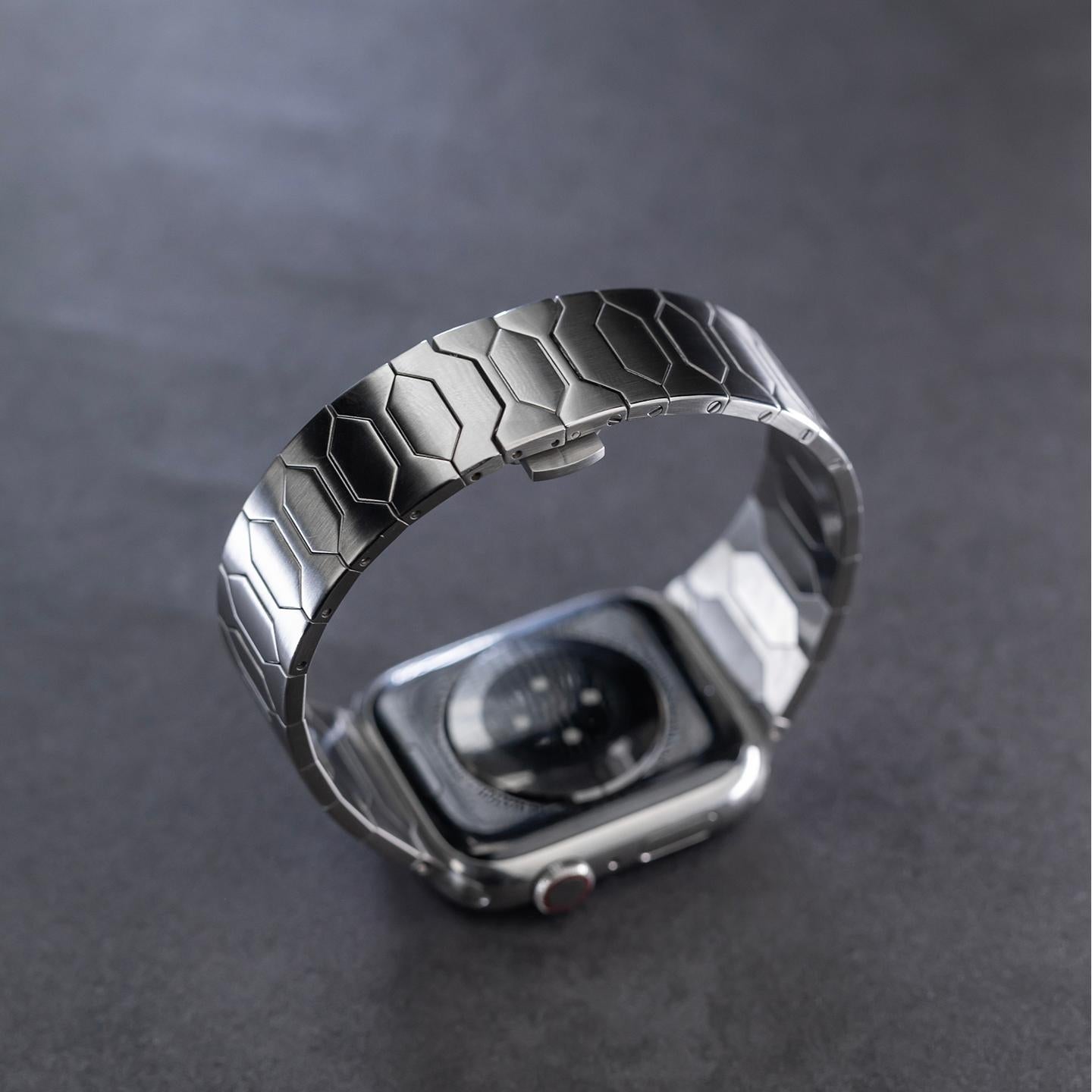 Luxe Stainless Steel Band For Apple Watch