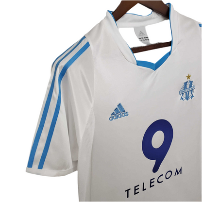 Camisa Marseille Retrô 2002/2003 Branca -