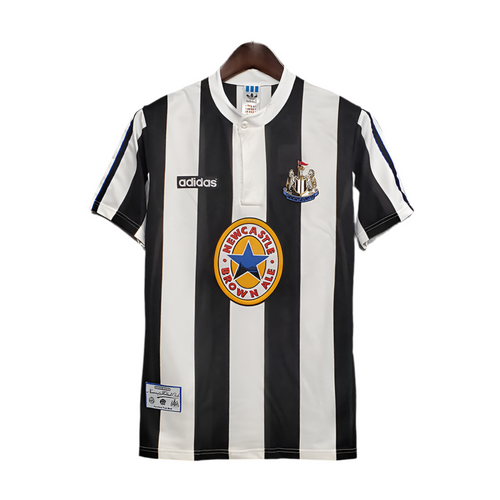 Camisa Newcastle Retrô 1995/1997 - Preta e Branca
