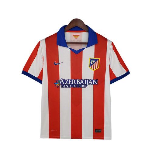 Camisa Atlético de Madrid Retrô 2014/2015 -  Branca e Vermelha
