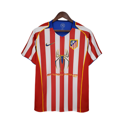Camisa Atlético de Madrid Retrô 2004/2005 - Vermelha e Branca
