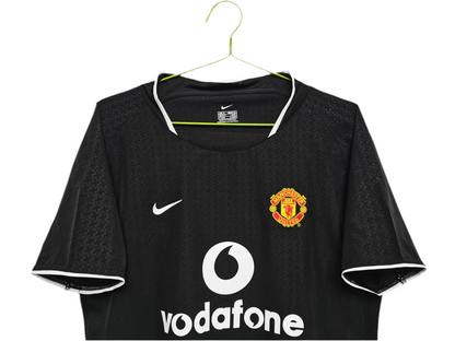 Camisa Manchester United  Retrô 03/04 - Preta