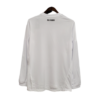 Camisa Manga Longa Real Madrid 10/11 - Branco