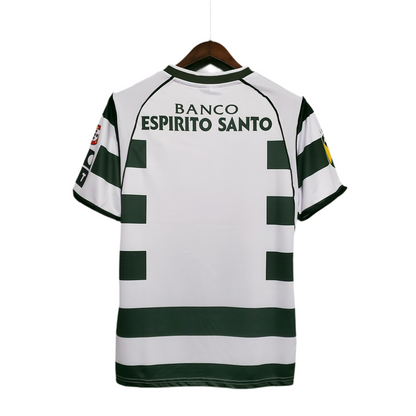 Camisa Retro Sporting I 2002/2003 - Verde e Branco