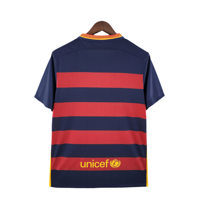 Camisa Barcelona Retrô 15/2016 - Azul e Grená