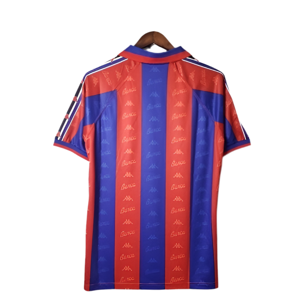 Camisa Barcelona Retrô 1996/1997 - Azul e Grená
