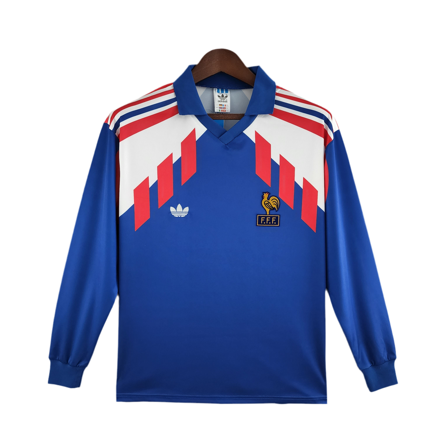Camisa Manga Longa Seleção França 88/90 - Azul