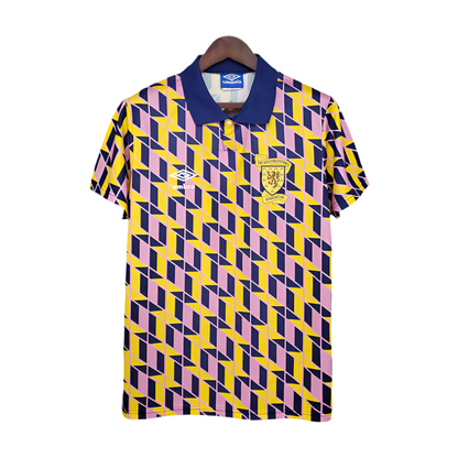 Camisa Escócia Retrô 1988/1989 Amarela -