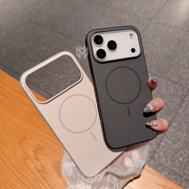 Minimalist MagSafe iPhone Case with Velvety Interior Protection