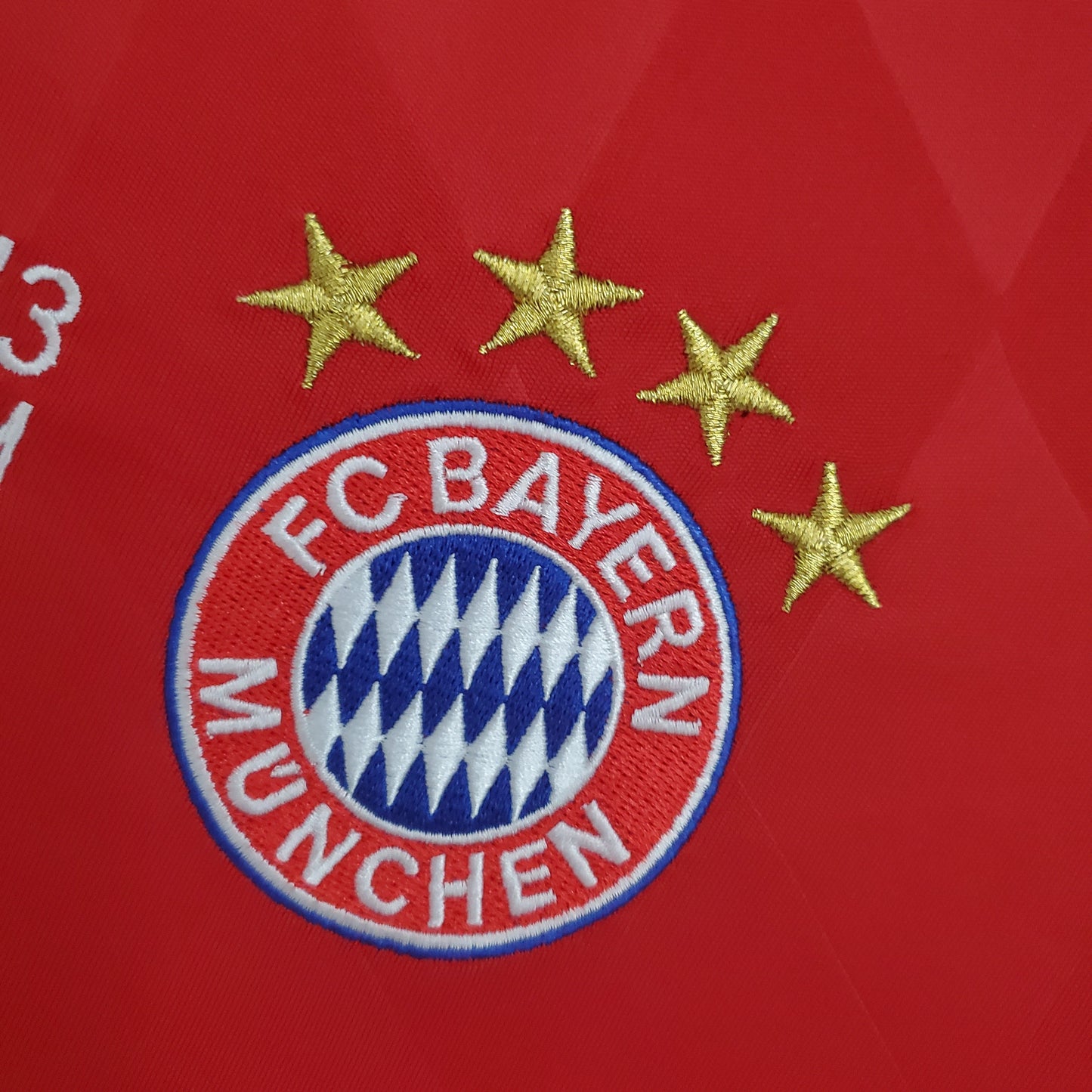 Camisa Manga Longa Bayern de Munique Champions League 2013/14 - Vermelha