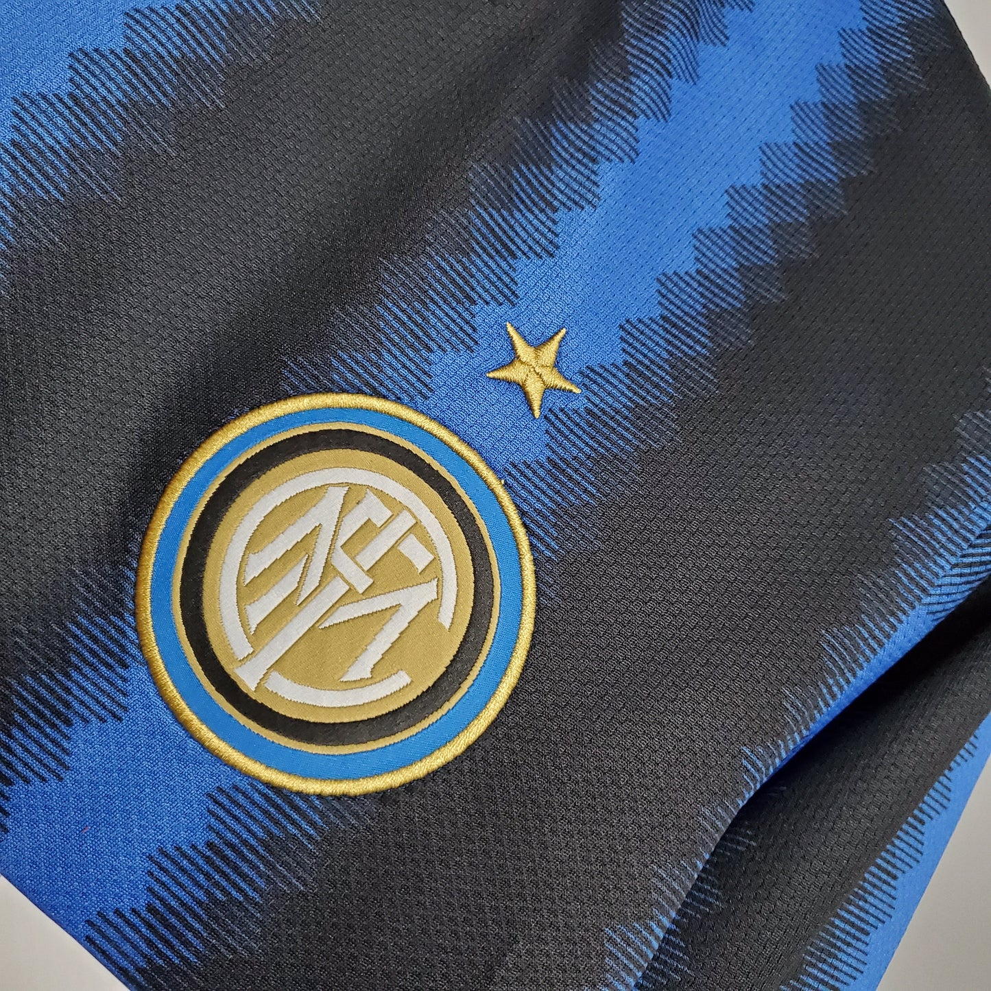 Camisa Manga Longa Inter de Milão I 10/11 - Azul e Preto