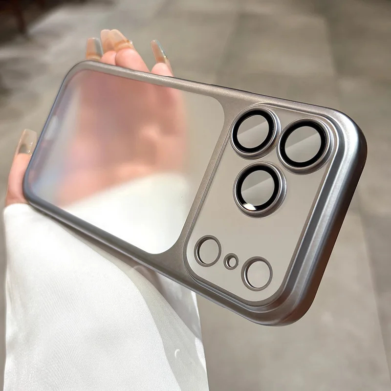 Minimalist Transparent Matte iPhone Case