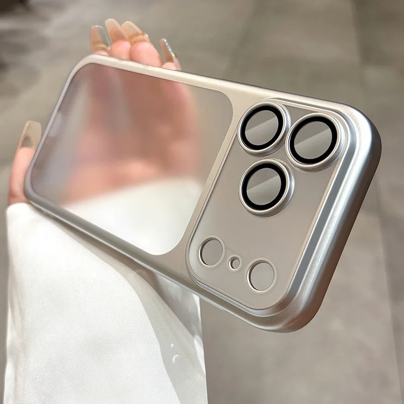 Minimalist Transparent Matte iPhone Case