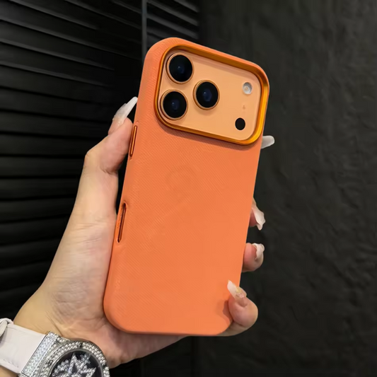 iPhone case with Comfort Fabric and MagSafe Charging.