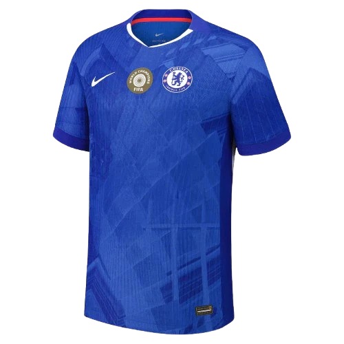 Camisa Chelsea I 25/26 - Patch WORLD CHAMPIONS FIFA