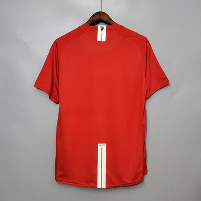 Camisa Manchester United  Retrô 2007/08 Champions League Edition - Vermelha