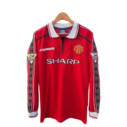 Camisa Manga Longa Manchester United 98/99 - Vermelho