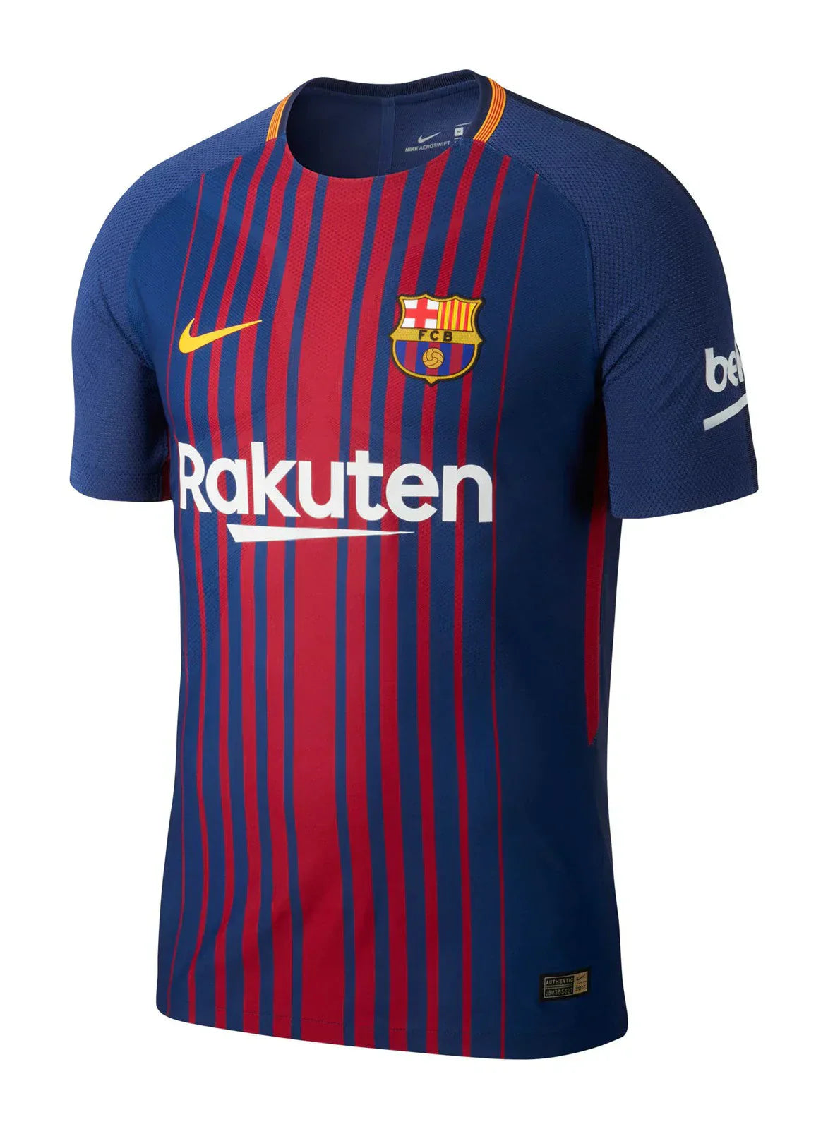 Camisa Barcelona I Retrô 17/18 - Azul