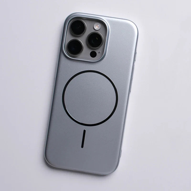 Minimalist Matte iPhone Case with MagSafe Charging