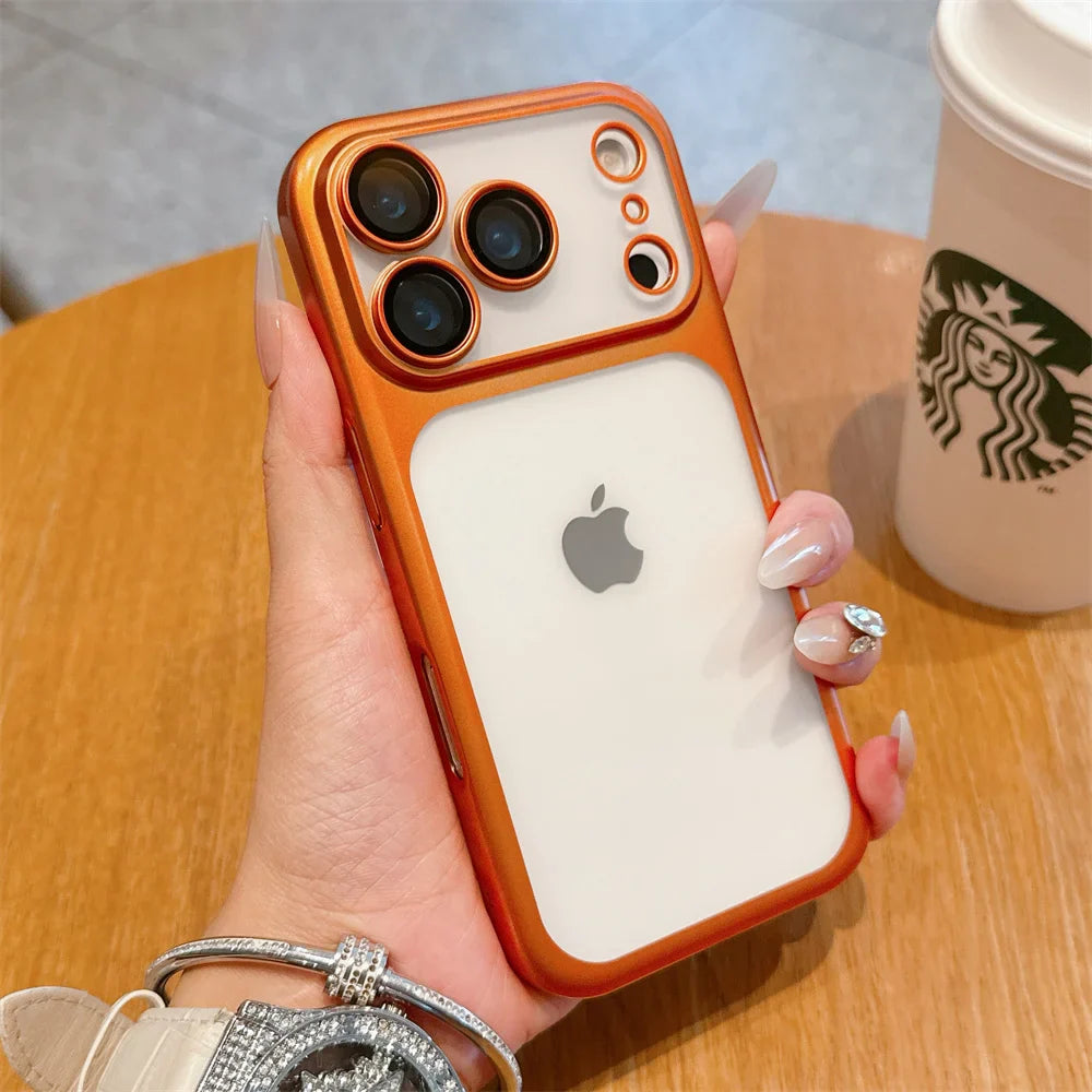 Minimalist Transparent Matte iPhone Case