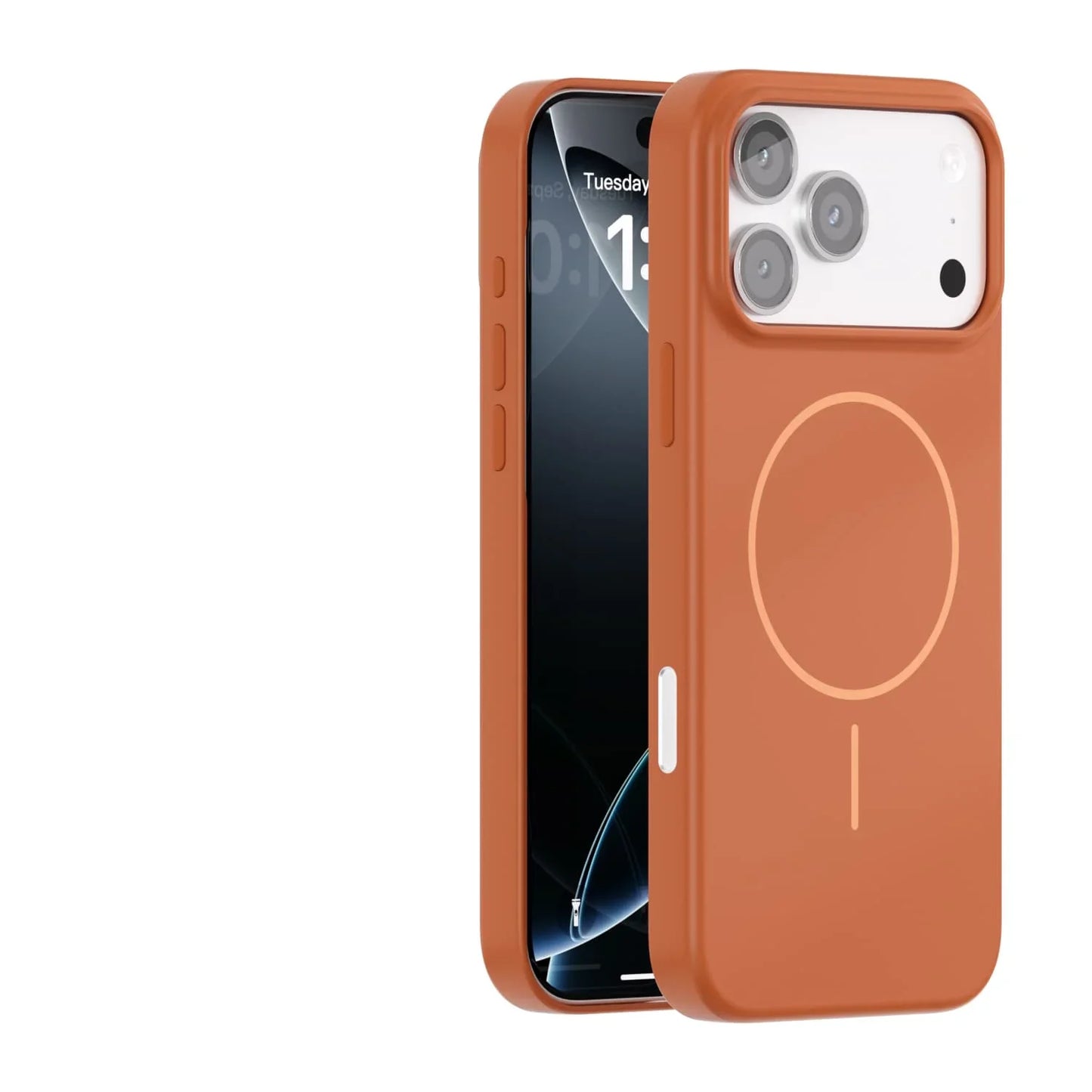 Minimalist MagSafe iPhone Case with Velvety Interior Protection