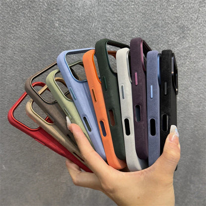iPhone case with Comfort Fabric and MagSafe Charging.