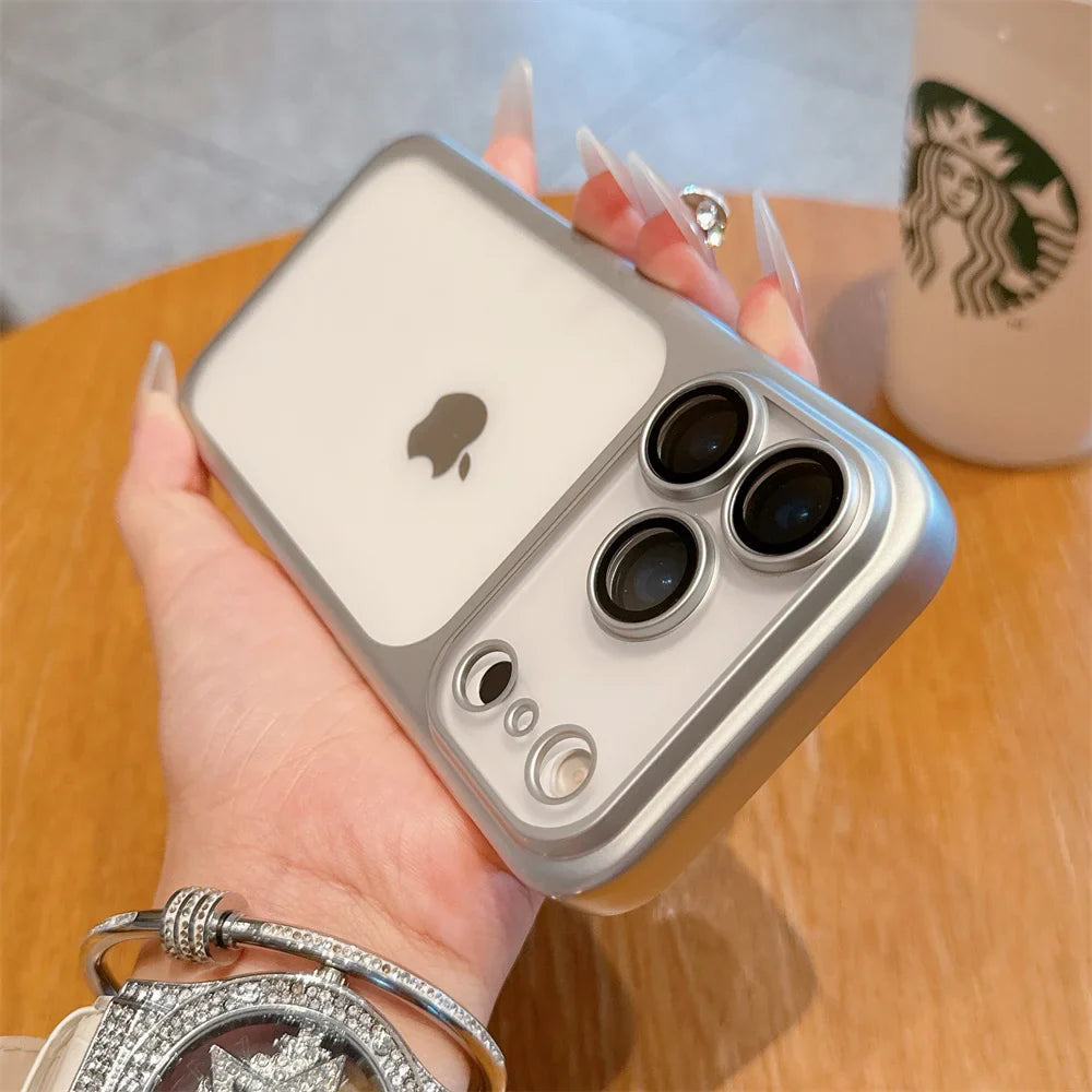 Minimalist Transparent Matte iPhone Case