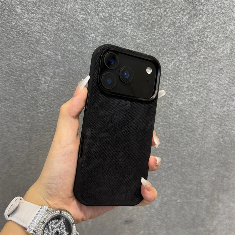 iPhone case with Comfort Fabric and MagSafe Charging.