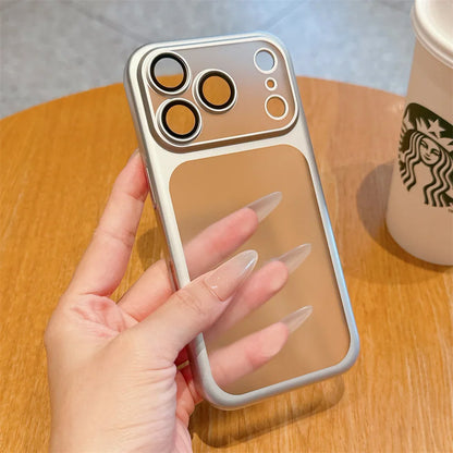 Minimalist Transparent Matte iPhone Case
