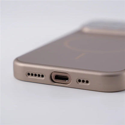 Matte iPhone Case Minimalist Design MagSafe