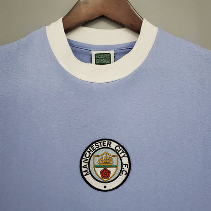 Camisa Manchester City Retrô 1972 - Azul