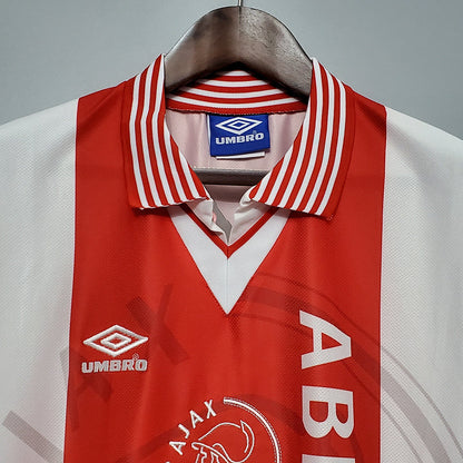 Camisa Ajax Retrô 1995/1996 - Vermelha e Branca