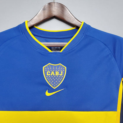 Camisa Boca Juniors Retrô 2002 Azul e Amarela -
