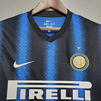 Camisa Inter de Milão Retrô 2010/2011 - Azul e Preta