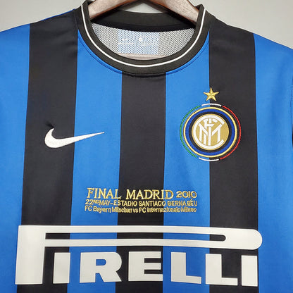Camisa Inter de Milão Retrô 2010 - Azul e Preta