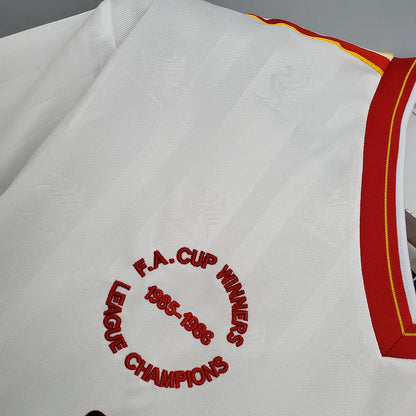 Camisa Liverpool Retrô 1985/1986 -  Branca
