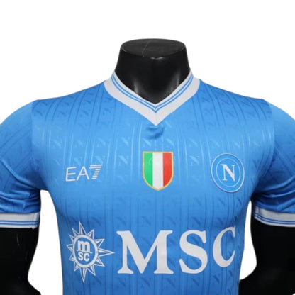 Camisa Napoli I 25/26 - Jogador EA7 Masculina - Azul