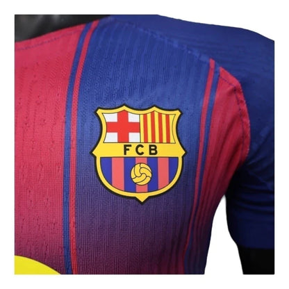 Camisa Barcelona I 25/26 - Jogador Nike Masculina - Azul e vermelha