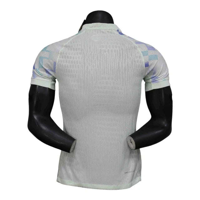 Camisa Inter de Milão II 25/26 - Jogador Nike Masculina - Branca com detalhes em azul e verde