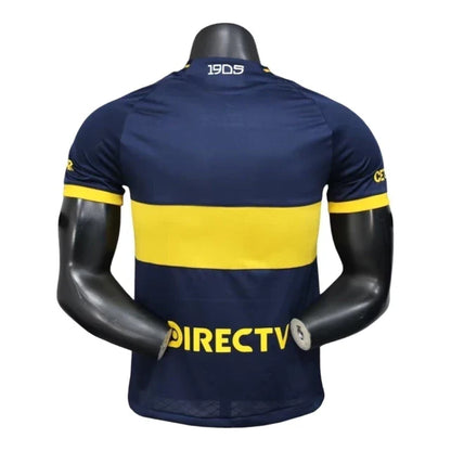 Camisa Boca Juniors I 25/26 - Jogador Adidas Masculina - Azul com detalhes em amarelo